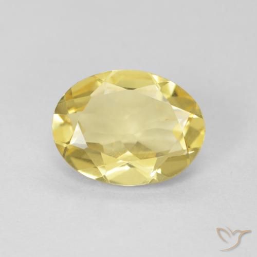 1.54ct Natural Amarelo Dourado Claro Berilo, oval, VVS