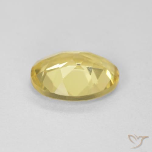 Berilo Amarelo Dourado Claro Natural 1.54ct, oval, VVS