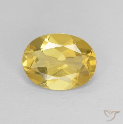 1.53ct Natural Mel amarelo Berilo, oval, VVS