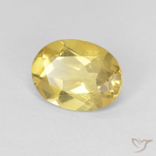 Berilo Mel amarelo Natural 1.53ct, oval, VVS