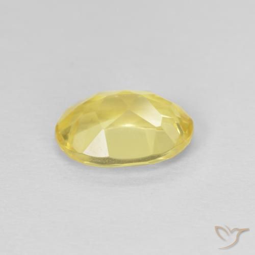 Berilo Amarelo claro mel Natural 1.18ct, oval, VS