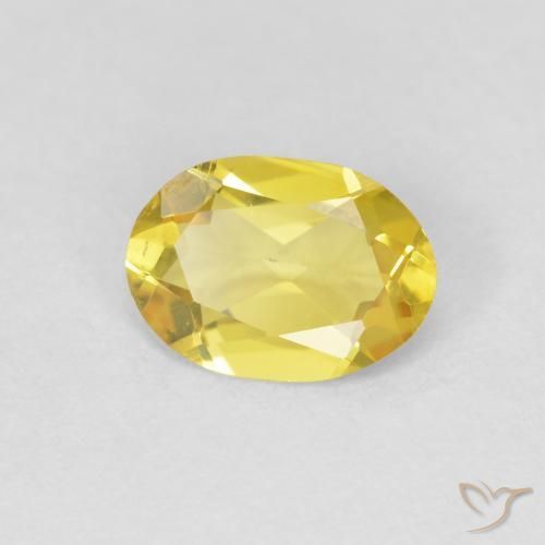 Berilo Amarelo Toscana Natural 0.87ct, oval, VVS-VS