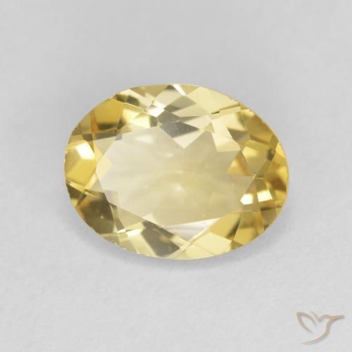 Berilo Luz amarela Natural 2.25ct, oval, VS