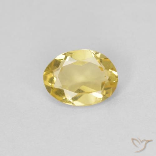 0.65ct Natural Amarelo Dourado Claro Berilo, oval, VVS-VS