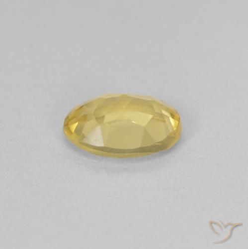 Berilo Amarelo Dourado Claro Natural 0.65ct, oval, VVS-VS