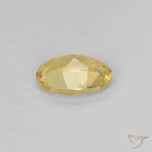 Berilo Amarelo Dourado Claro Natural 0.73ct, oval, VVS-VS