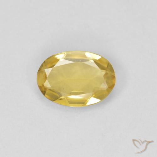 0.52ct Natural Amarelo Dourado Claro Berilo, oval, VVS-VS
