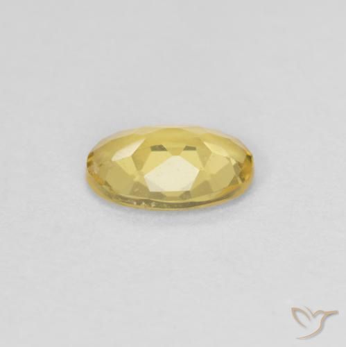 Berilo Amarelo Dourado Claro Natural 0.52ct, oval, VVS-VS