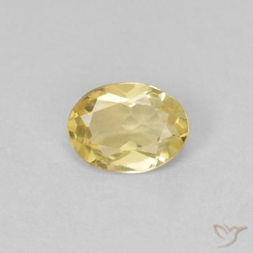 0.62ct Natural Luz Dourada Berilo, oval, VVS-VS