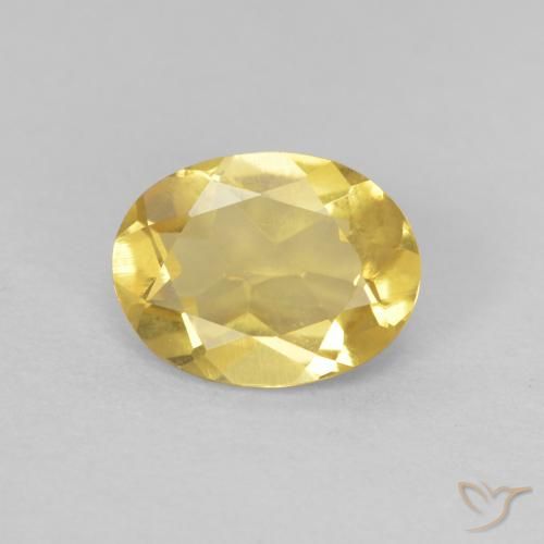 1.07ct Natural Amarelo Dourado Claro Berilo, oval, VVS-VS
