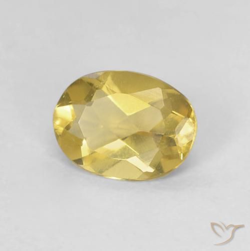 Berilo Amarelo Dijon Natural 0.98ct, oval, VVS-VS