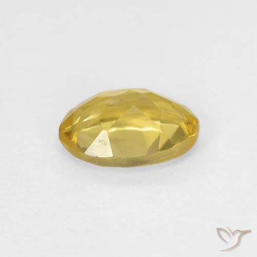 Berilo Amarelo Terroso Natural 0.73ct, oval, VS
