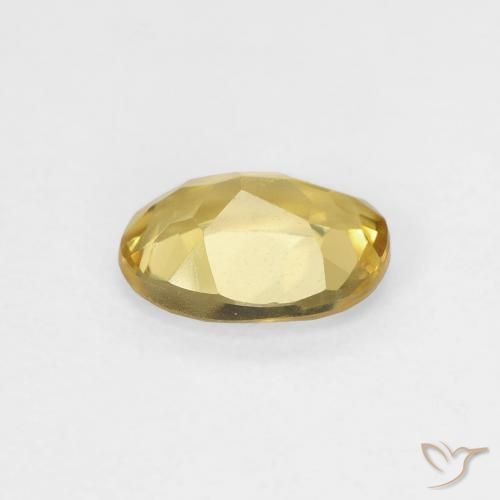 Berilo amarelo real Natural 0.72ct, oval, VS