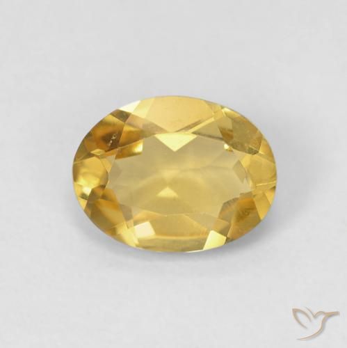 1.18ct Natural amarelo real Berilo, oval, VVS-VS