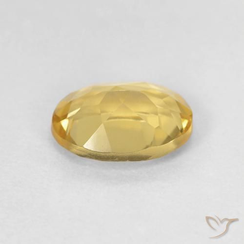 Berilo amarelo real Natural 1.18ct, oval, VVS-VS
