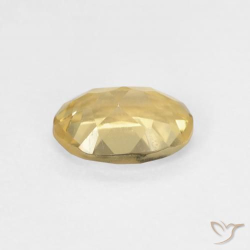 Berilo Amarelo Terroso Natural 0.80ct, oval, VVS-VS