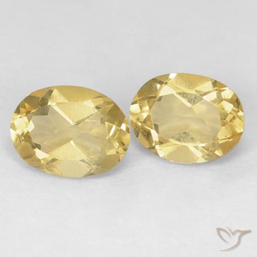 2.45ctw Natural amarelo quente Berilo, oval, VS