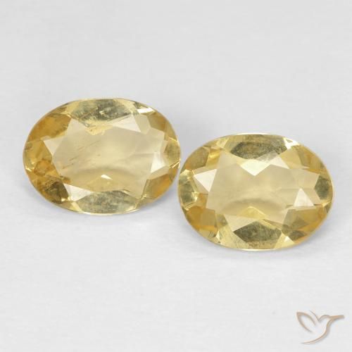 1.74ctw Natural amarelo médio Berilo, oval, VS