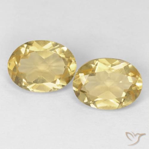 2.45ctw Natural Amarelo Dijon Berilo, oval, VVS-VS