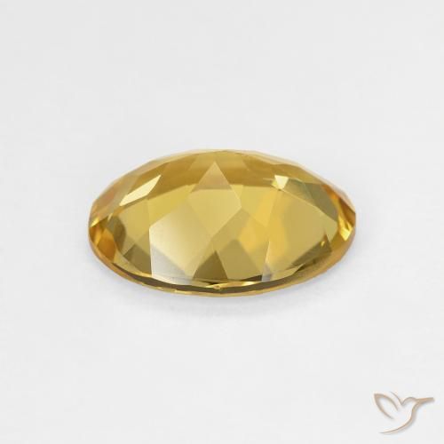 Berilo Amarelo marrom Natural 2.11ct, oval, VS