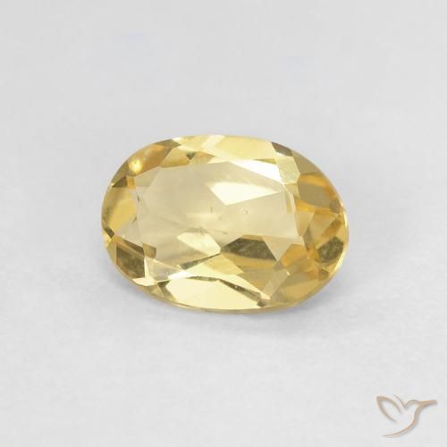 Berilo Dourado Natural 0.90ct, oval, VS