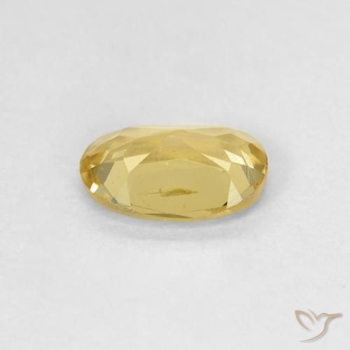 Berilo amarelo real Natural 0.78ct, oval, VS