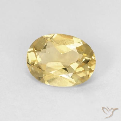 Berilo Dourado Natural 1.03ct, Corte Oval, VS