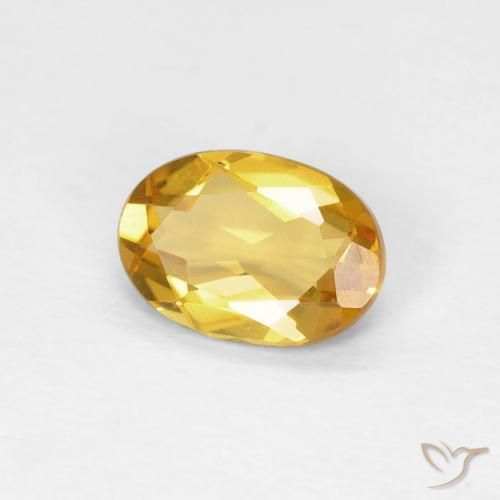 Berilo Dourado Natural 0.62ct, oval, VVS