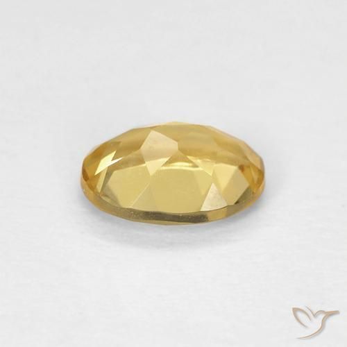 Berilo amarelo médio Natural 0.72ct, oval, VVS