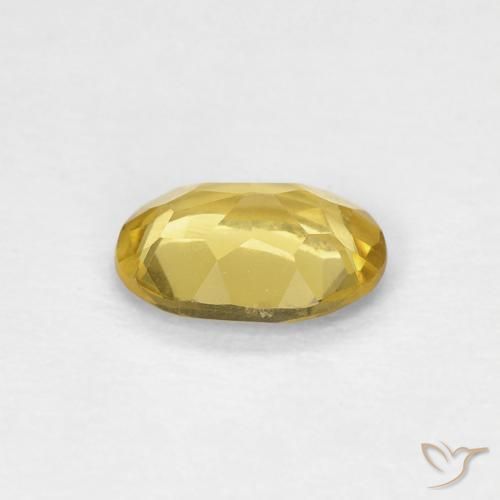 Berilo ouro amarelado Natural 0.55ct, oval, VVS