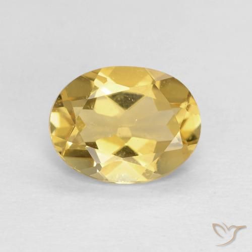 1.74ct Natural ouro médio Berilo, oval, VVS