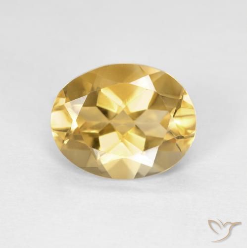 3.14ct Natural ouro médio Berilo, oval, VVS