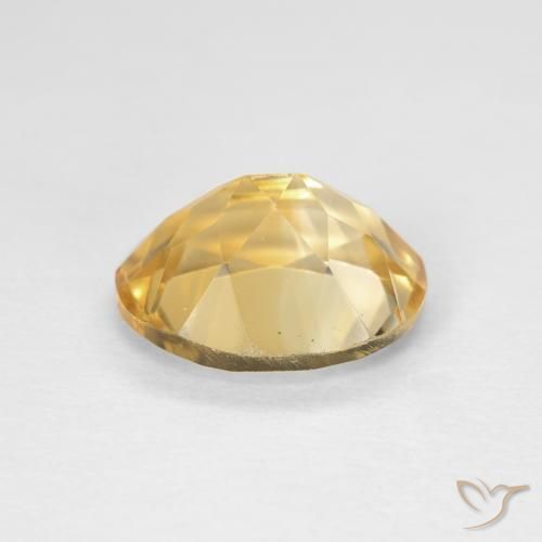 Berilo ouro médio Natural 3.14ct, oval, VVS