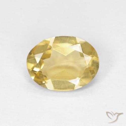 1.11ct Natural ouro médio Berilo, oval, VVS