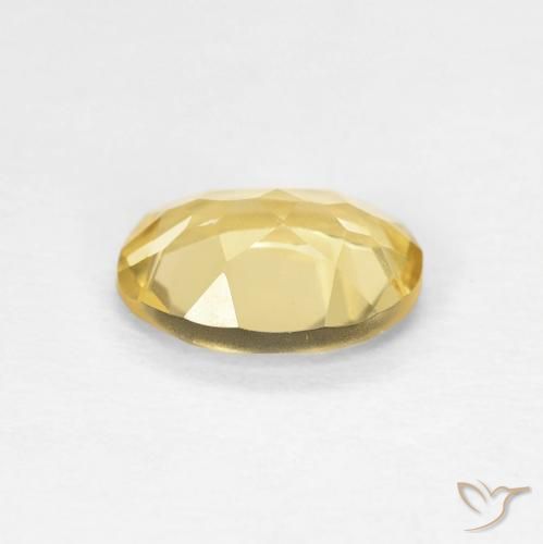 Berilo ouro médio Natural 1.11ct, oval, VVS