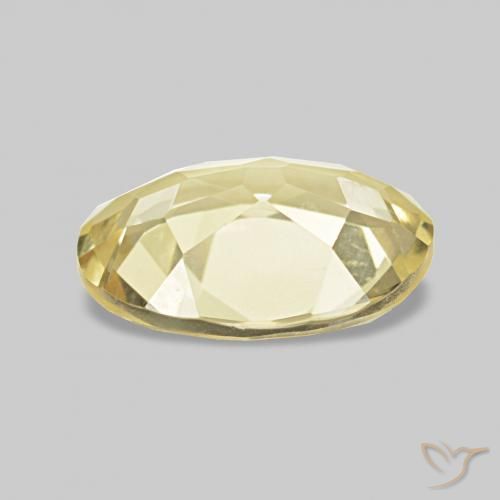 Berilo Luz Dourada Natural 0.91ct, Corte Oval, VVS