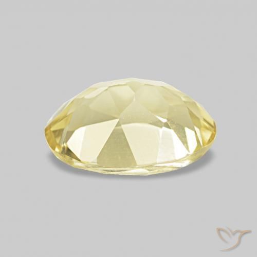 Berilo Luz amarela Natural 0.75ct, oval, VVS