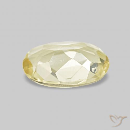 Berilo Luz amarela Natural 0.49ct, oval, VVS