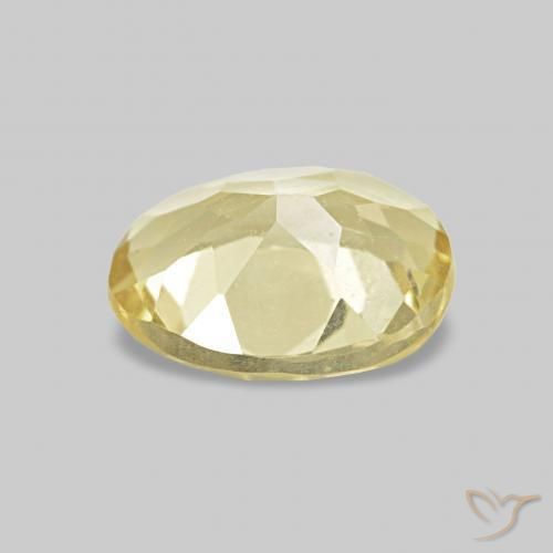 Berilo Luz amarela Natural 0.56ct, oval, VVS