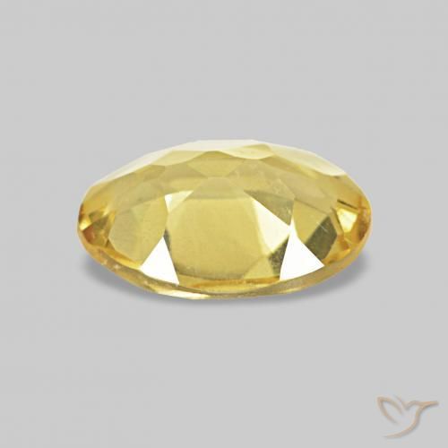 Berilo Luz amarela Natural 0.56ct, oval, VVS