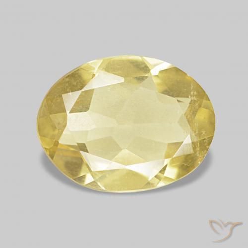 Berilo Amarelo Dourado Claro Natural 1.51ct, oval, VS