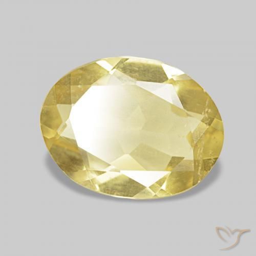 Berilo Amarelo Dourado Claro Natural 1.51ct, oval, VS