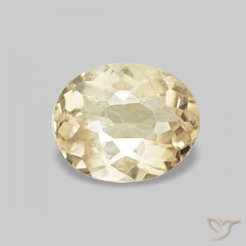 Berilo Amarelo Terroso Natural 0.28ct, oval, VS