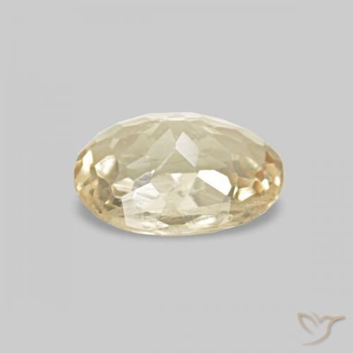 Berilo Amarelo Terroso Natural 0.28ct, oval, VS