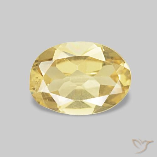 Berilo Luz Dourada Natural 0.65ct, oval, VS