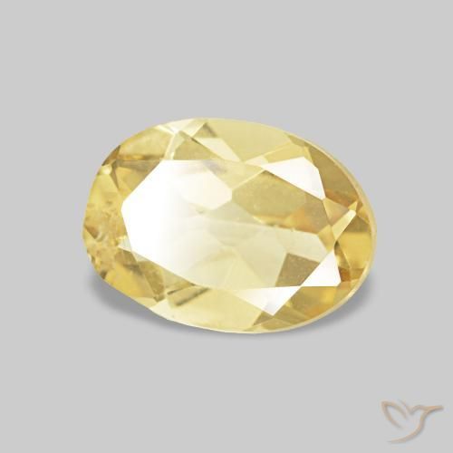 Berilo Luz Dourada Natural 0.65ct, oval, VS