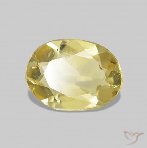 Berilo Amarelo Dourado Claro Natural 0.50ct, oval, VVS-VS