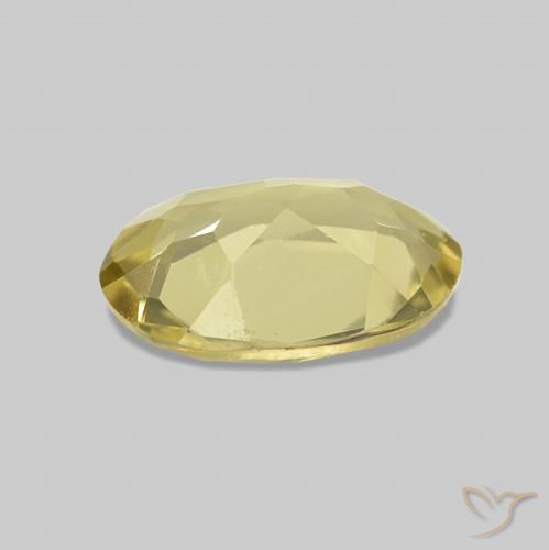 Berilo Amarelo Dourado Claro Natural 0.50ct, oval, VVS-VS