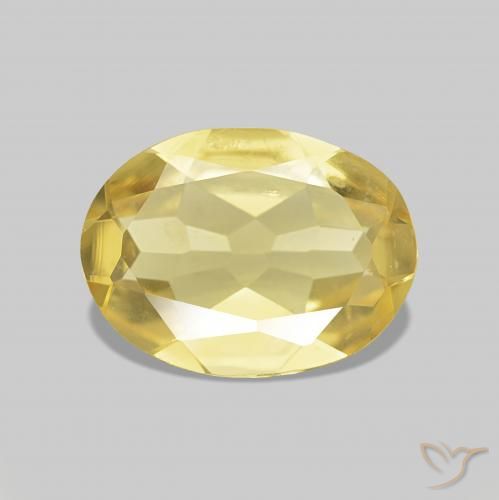 Berilo Amarelo Toscana Natural 0.85ct, oval, VVS-VS