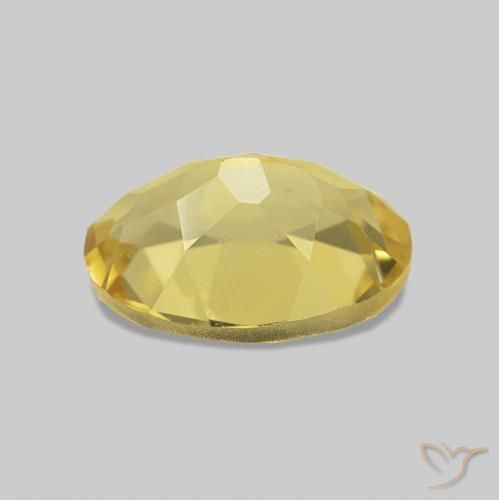 Berilo Luz amarela Natural 0.70ct, oval, VVS-VS